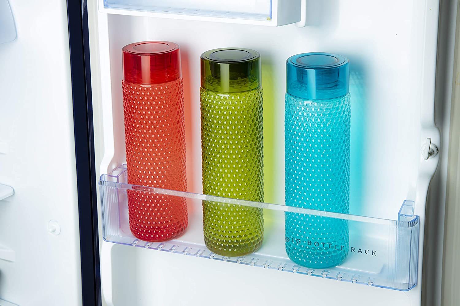 3 Air Tight Plastic Bubble Water Bottle Set