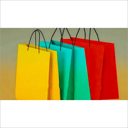 Colored Paper Shopping Bags