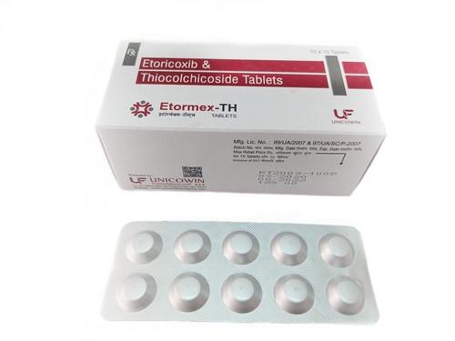 Etoricoxib 60mg + Thicolchicoside 4mg tablets