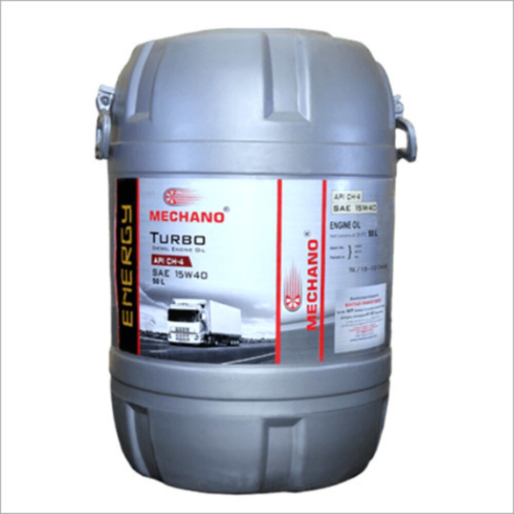 Mechano Energy SAE 15W40 API CH4 - 20L Conventional Engine Oil , Gold and Red Color, 20W40 Viscosity for Automotive Applications