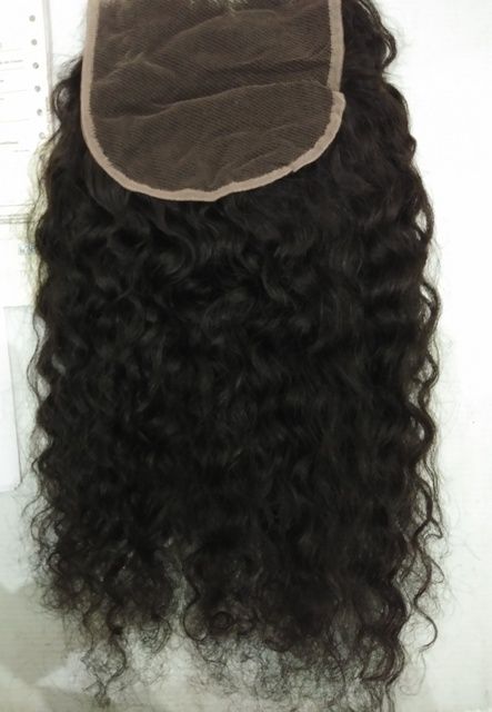 Natural Unprocessed Curly Closure