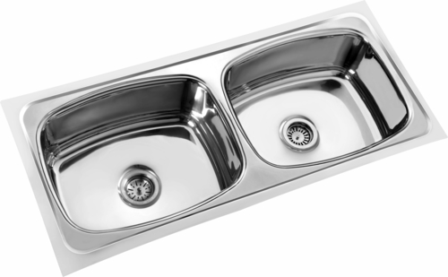Oscar Double bowl Steel sink