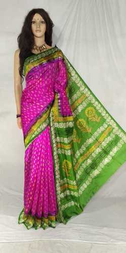 Art Silk Screen Print saree