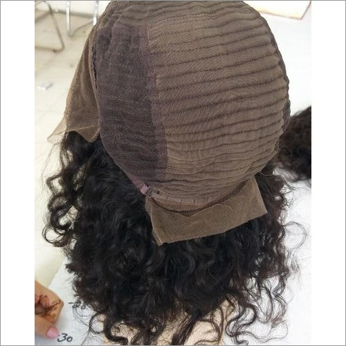 Indian Curly Front lace human hair wig