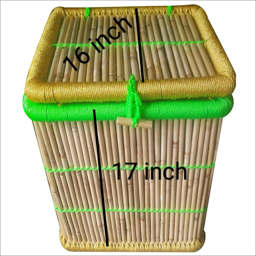 Bamboo Stick Cloth Box By AVNISH TRADING