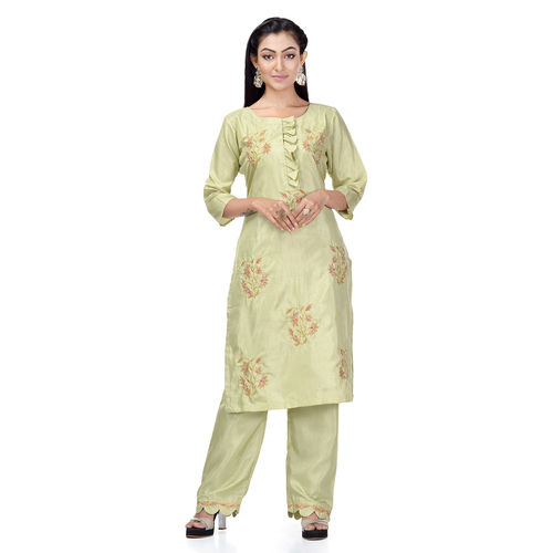 Olive Green Kurti Set