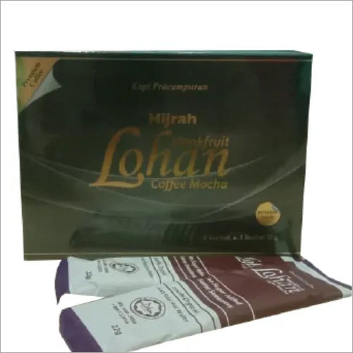 Monkfruit Lohan Coffe Mocha - 9 Sachets Of 22 Grams.