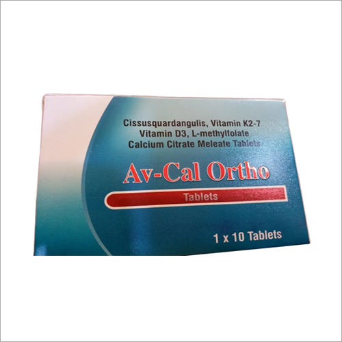 Cissusquardangulis Vitamin K2-7 Vitamin D3 L-Methylfolate Calcium Citrate Meleate Tablets