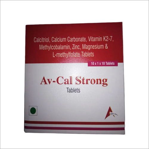 Calcitriol Calcium Carbonate Vitamin K2-7 Methylcobalamin Zinc Magnesium And L-Methylfolate Tablets