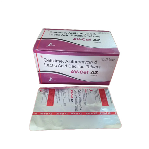 Cefixime Azithromycin And Lactic Acid Bacillus Tablets