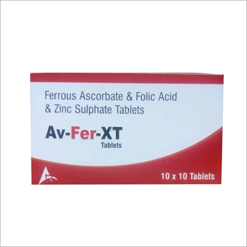 Ferrous Ascorbate And Folic Acid And Zinc Sulphate Tablets