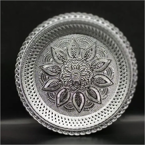 Silver Plastic  Tray