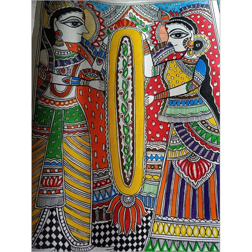 Ram Sita Warmala Wall Hanging Poster Size: Different Size Available