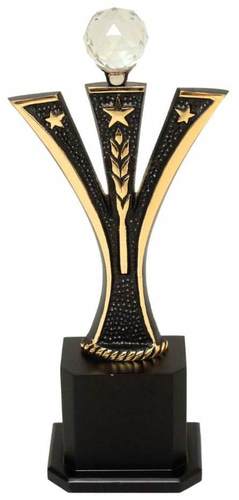 Black Wooden Metal Trophies