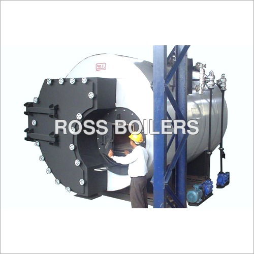 RSW-Solid Fuel Fired 3 Pass Shell Type Flue Tube Steam Boilers By ROSS BOILERS