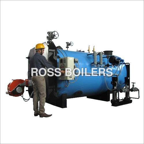 RS-Oil Gas Fired 3 Pass Shell Type Flue Tube Steam Boilers By ROSS BOILERS