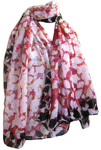 Flower Printed Voile Pareo