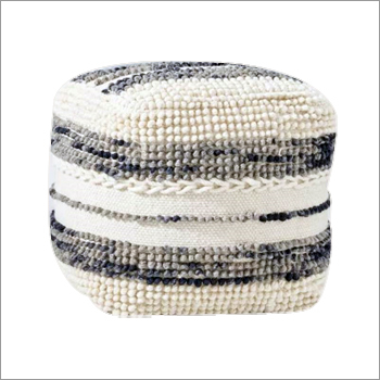 Cotton 6 Taara Fabric with Polyster Pouf
