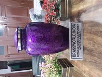 Purple Alloy Cremation Urn / Alloy Urn