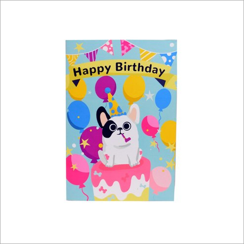 Folded Happy Birthday Musical Singing Voice Greeting Card