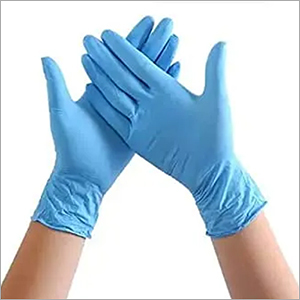Multi Color Blue Nylon Disposable Gloves