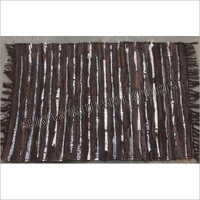 Leather Flat Weave Floor Rugs