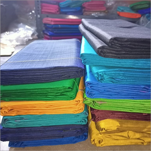 All Colors Coloured Tussar Silk Raw Fabric