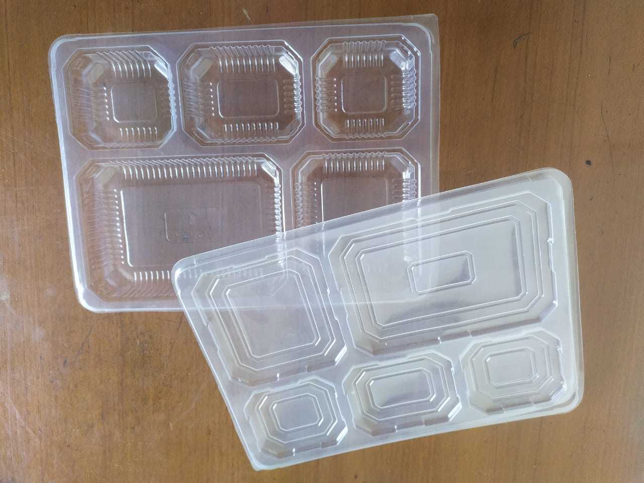 5cp Plastic Meal Tray