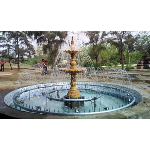 Double Dome Ring Outdoor Fountain