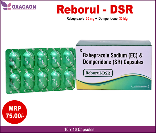 Rebeprazole Sodium (EMC) And Domperidone (SR) Capsules