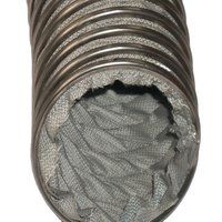 High Temperature hose with stainless steel wire reinforced special coated glass fabric Hose