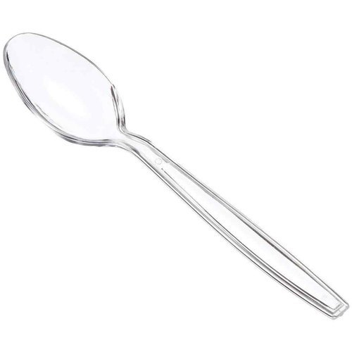 6 Inch Plastic Transparent Spoon