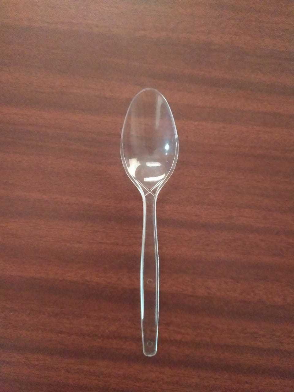 6 Inch Plastic Transparent Spoon