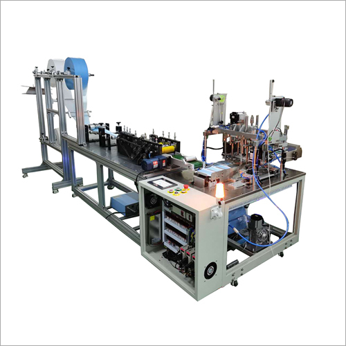 Automatic 7 Servo One Drag One Mask Making Machine
