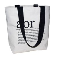 12 Oz Natural Canvas Shopping Bag With Open Hanging Pocket & Long Handle
