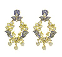 New Fancy Design Kundan Minakari Earring For Girl & Women