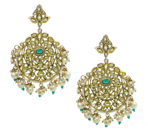 Kundan New Fancy Design Earring