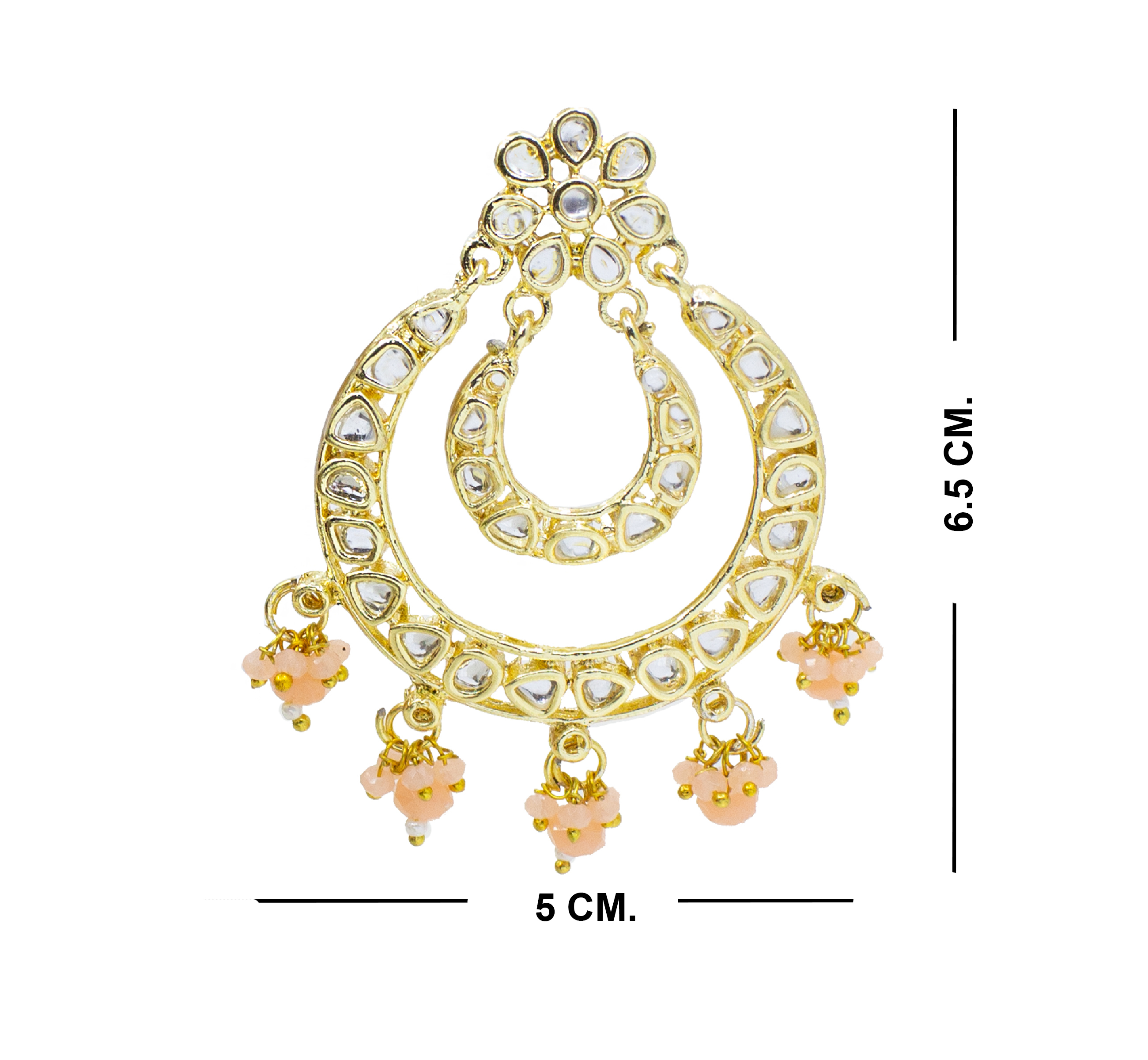 Party Wear Traditional Kundan Earring For Girls & Women