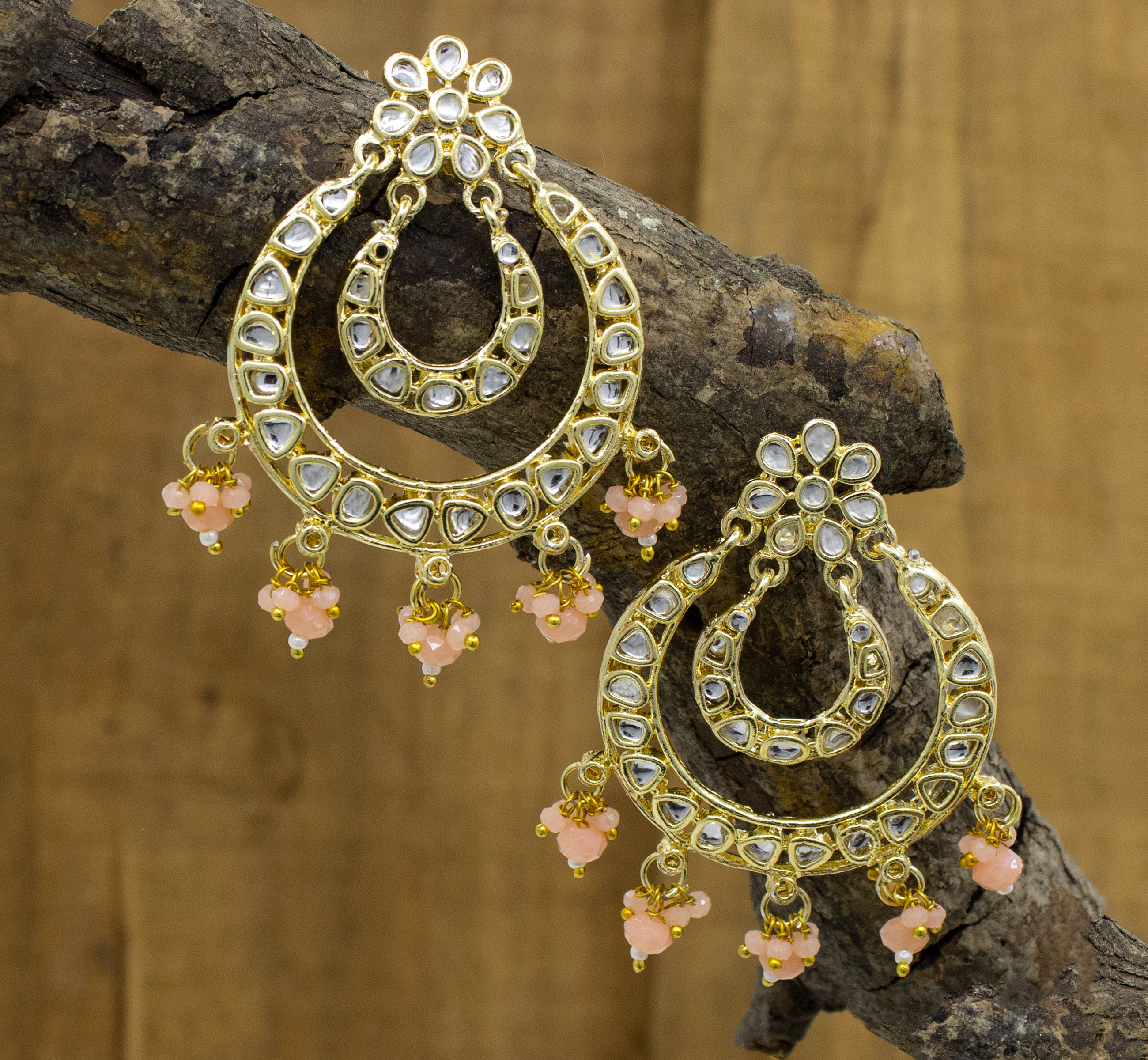 Party Wear Traditional Kundan Earring For Girls & Women