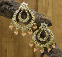 Party Wear Traditional Kundan Earring For Girls & Women
