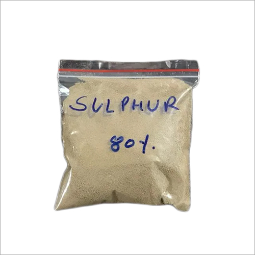 80 Percent Sulphur Application: Agriculture