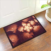 Floral 3d Printed Foot Mat