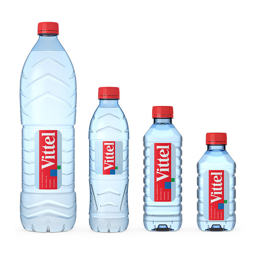 MINERAL DRINKING WATER PERRIER , EVIAN , SAN PELLEGRINO , VOLVIC , VITTEL e.t.