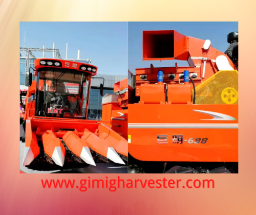 4 rows corn harvester