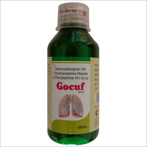 Gocuf Syrup Ingredients: Dextromethorphan Hbr 10Mg + Phenylephrine Hcl 5Mg + Cpm 2Mg/5Ml Syp