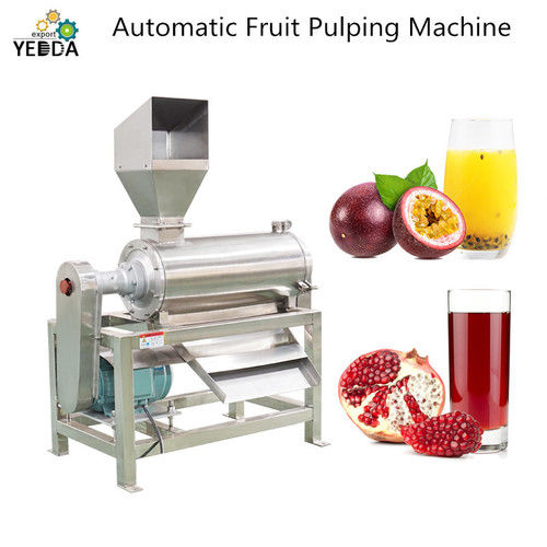 Automatic Fruit Pulping Machine Capacity: 300-1000 Kg/Hr