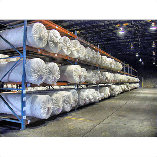 Fabric Roll Storage Racks - Heavy Duty Steel, Double-Sided Shelving, 4.5 Ton/Day Capacity, Customizable Design for Stockrooms and Warehouses