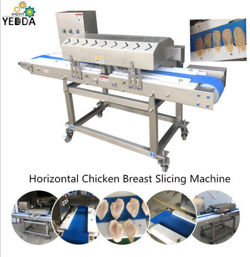 Stainless Steel Horizontal Chicken Breast Slicing Machine