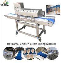 Horizontal Chicken Breast Slicing Cutting Machine
