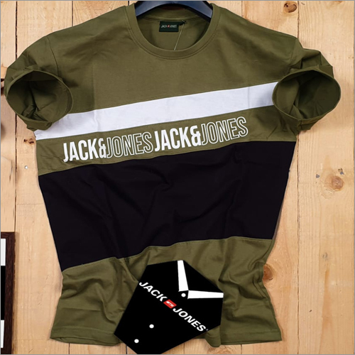 Mens Round Neck T-Shirt - Cotton Fabric, Printed Design | Stylish Round Neck Collar for Effortless Casual Wear